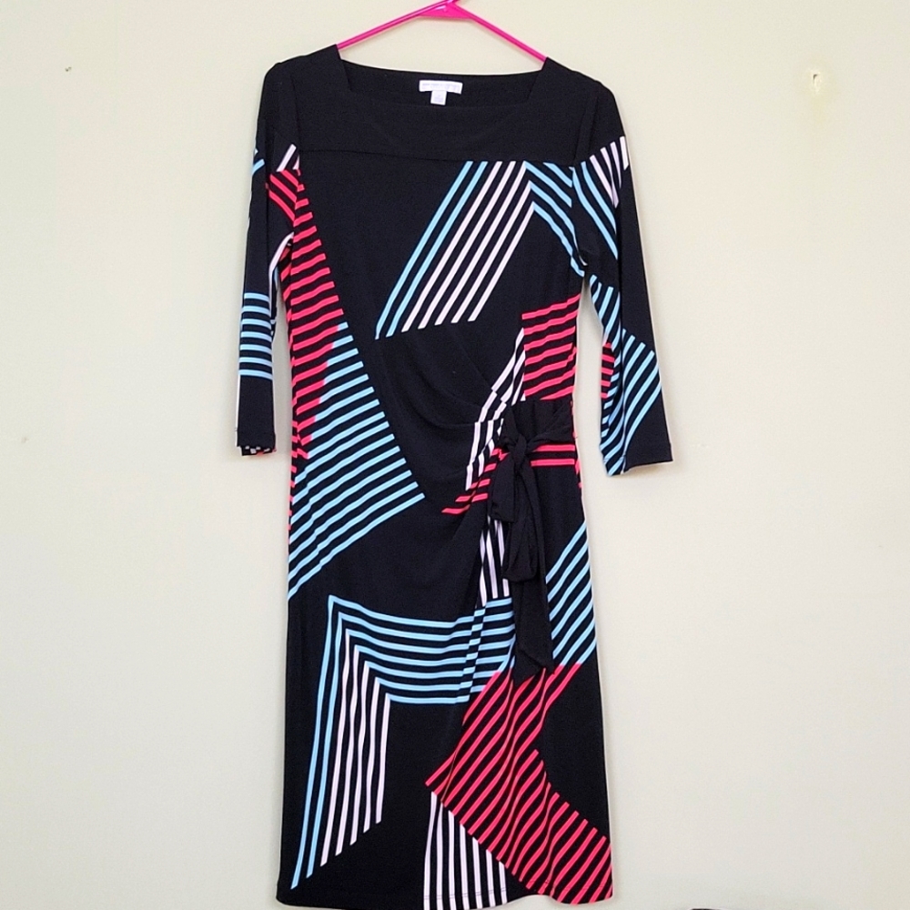 New York and Company geometric pattern dress